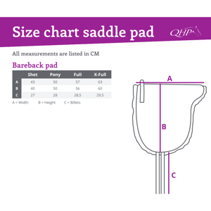QHP Bareback pad